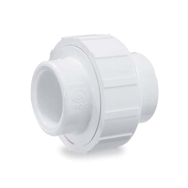 Thrifco Plumbing 1-1/2 Inch Slip x Slip PVC Union SCH 40 8114972 - main